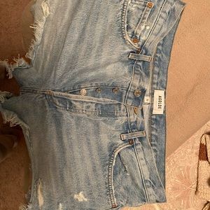 AGOLDE PARKER JEAN SHORTS